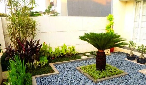 Ide Taman Minimalis Modern Laham Terbatas